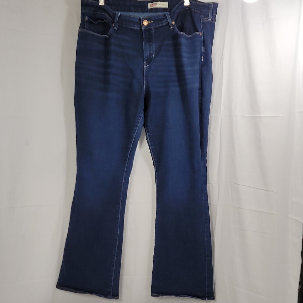 Levi Navy Flare Women's Jeans